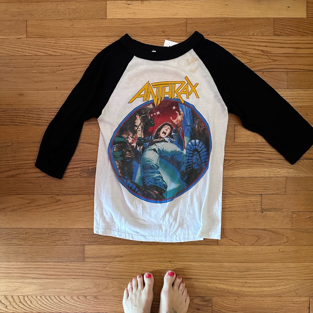 Vintage 1980’s metal concert tee ANTHRAX